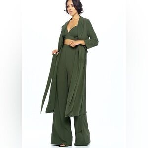 Elegant Green Women's Jumpsuit